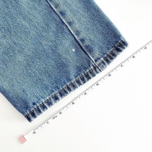 Levi's 505 Men's Zip Fly Straight Leg Classic Denim Jeans Medium Wash Size 34x30 - Picture 9 of 12